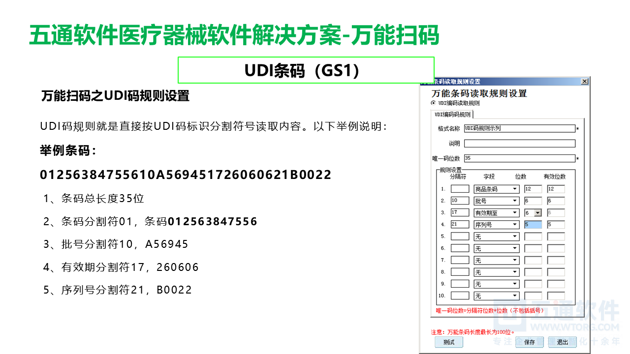 五通医疗器械经营企业信息化解决方案-符合最新UDI及政策需求