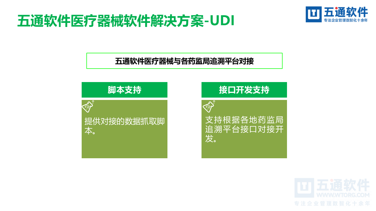 五通医疗器械经营企业信息化解决方案-符合最新UDI及政策需求